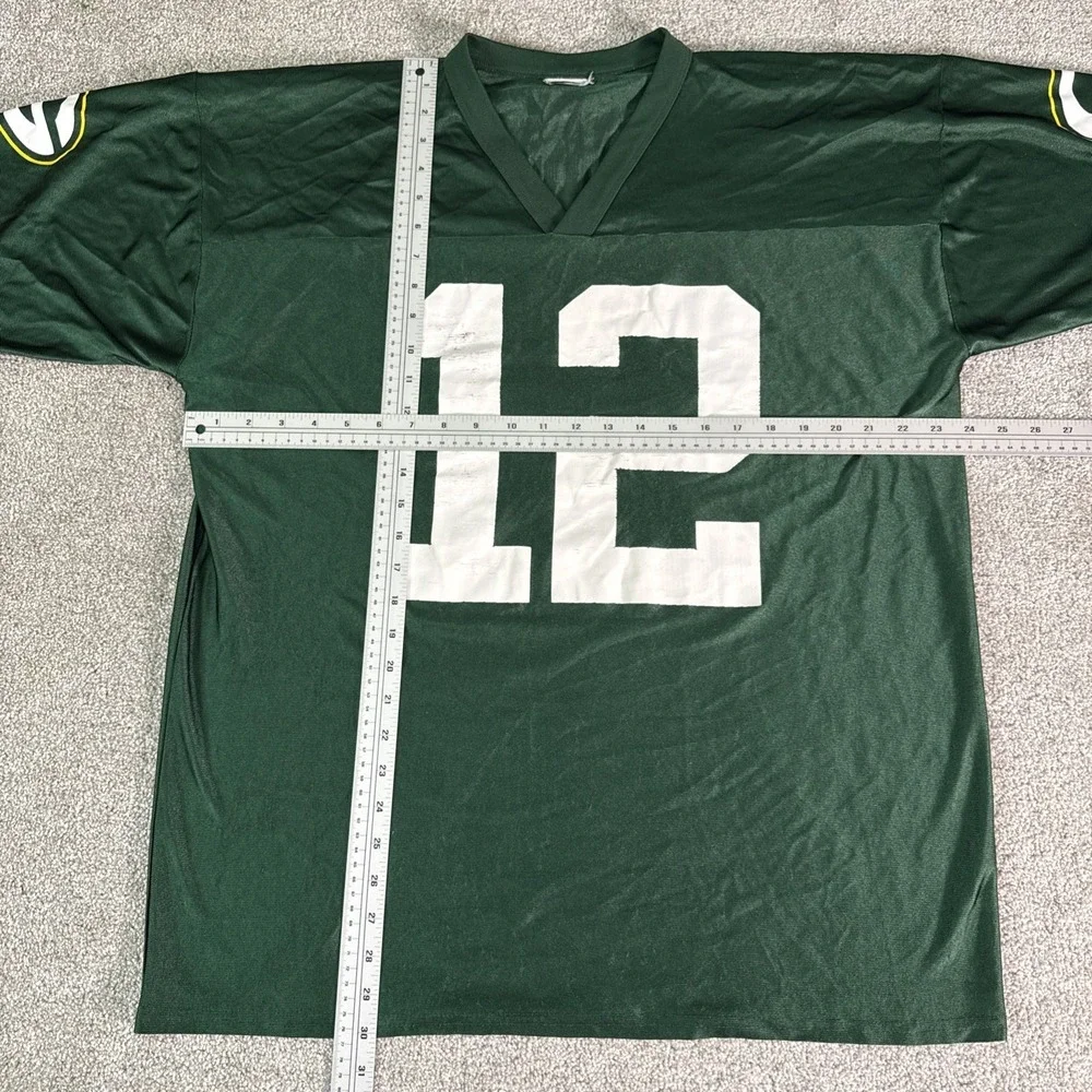 Aaron Rodgers #12 Packers Legend Jersey XL Green Bay NFL Vintage